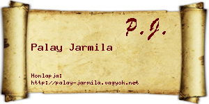 Palay Jarmila névjegykártya